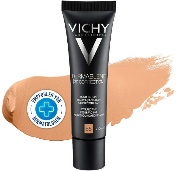 Vichy Dermablend 3d Make-Up 55 Bronze 30 ml Creme