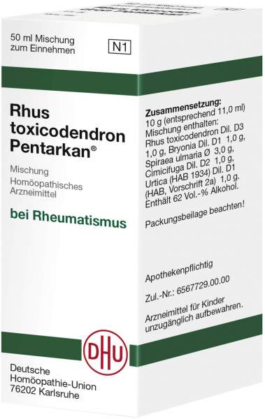 Dhu Rhus Toxicodendron Pentarkan 50 ml Liqiudum