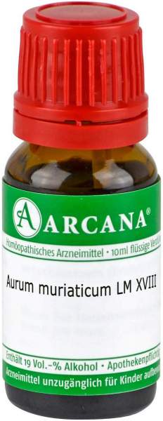 Aurum Muriaticum LM 18 Dilution 10 ml