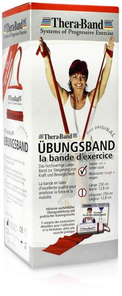Thera Band 2,50 M Rot Mittel Stark 1 Stück