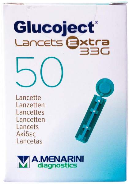 Glucoject Lancets Extra 33 G