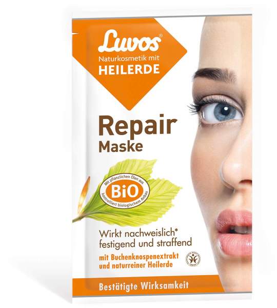Luvos Naturkosmetik Heilerde 2 X 7,5 ml Repair Maske