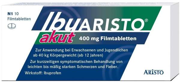 Ibuaristo Akut 400 mg 10 Filmtabletten