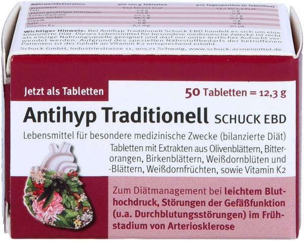 Antihyp Traditionell Schuck ebd 50 Tabletten