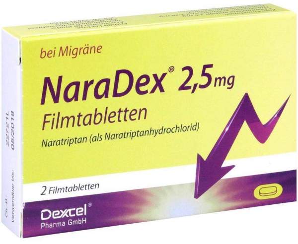 Naradex 2,5 mg Filmtabletten