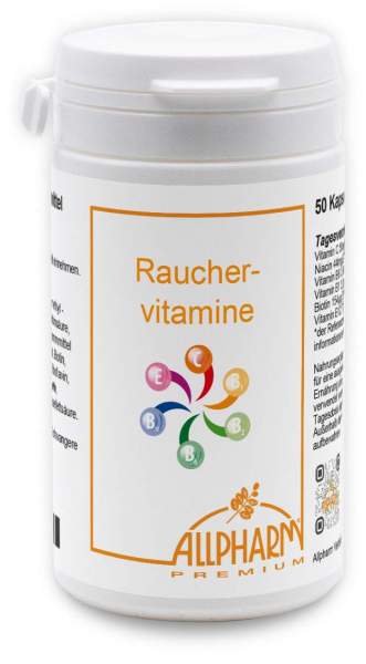 Raucher Vitamine 50 Kapseln