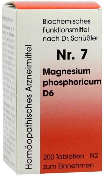Biochemie 7 Magnesium Phosphoricum D6 200 Tabletten
