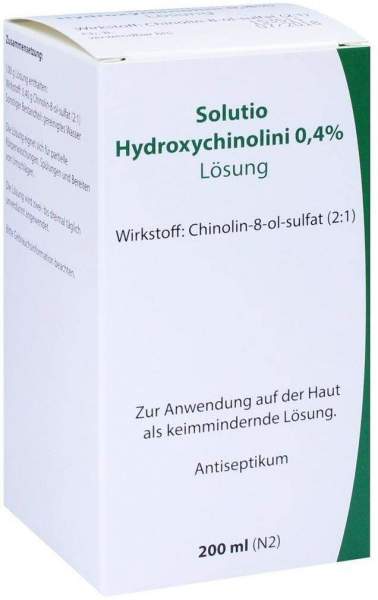 Solutio Hydroxychinolini 0,4% 200 ml Lösung