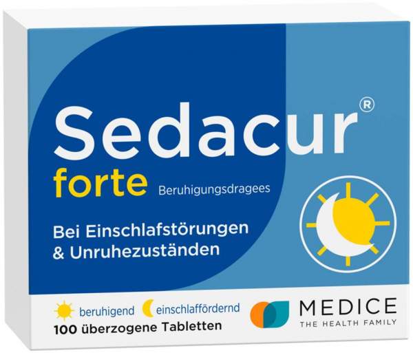 Sedacur forte Beruhigungsdragees 100 Stück