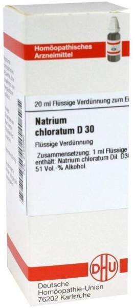DHU Natrium chloratum D30 20 ml Dilution