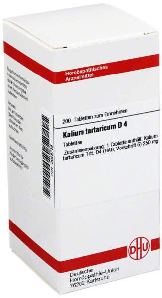 Kalium Tartaricum D 4 Tabletten
