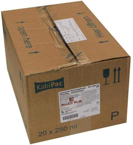 Kochsalzlösung 0,9 % Plastikflasche Fresenius 20 X 250 Ml...