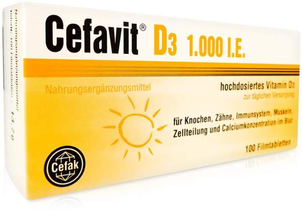 Cefavit D3 1.000 I.E. 100 Filmtabletten