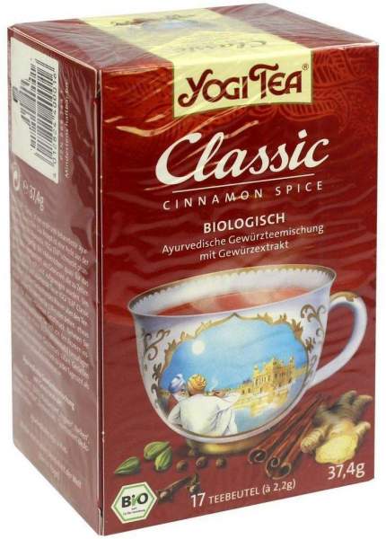 Yogi Tea Classic Bio 17 X 2,2 G Filterbeutel