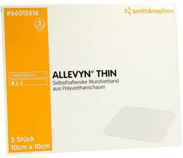 Allevyn Thin 10 X 10 cm Dünne Wundauflage