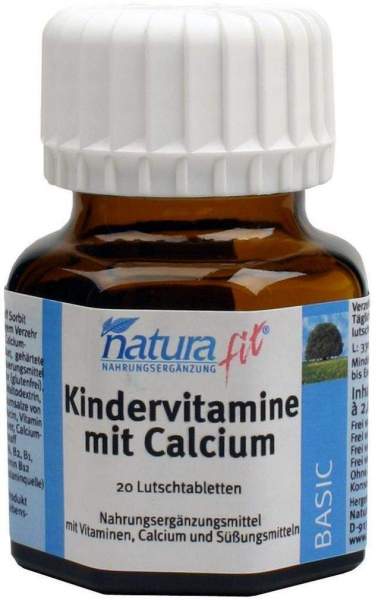 Naturafit Kindervitamine Mit Calcium Lutschtabletten