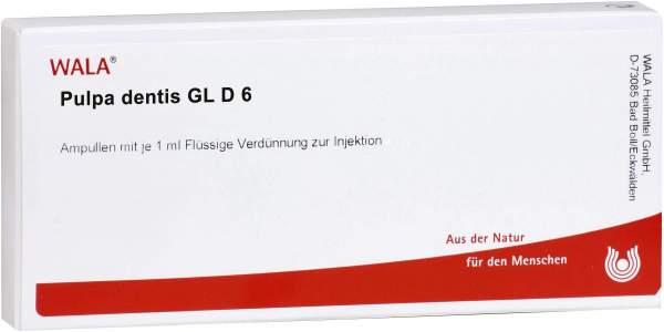 Wala Pulpa Dentis Gl D6 10 X 1 ml Ampullen