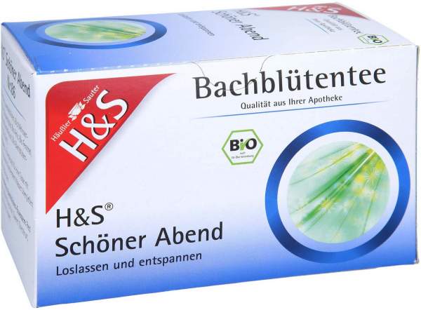 H&amp;S Bio Bachblüten Schöner Abend 20 Filterbeutel