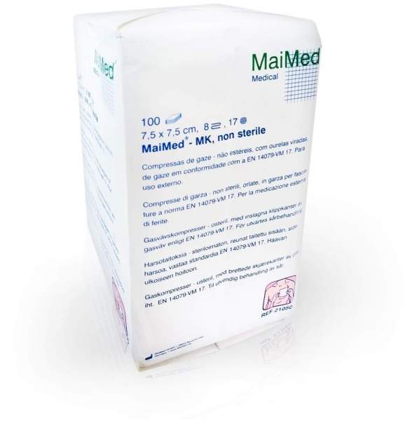 Mullkompressen 7,5x7,5cm 8-Fach Unsteril