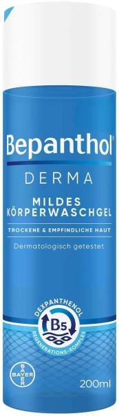 Bepanthol Derma Mildes Körperwaschgel 200 ml Flasche