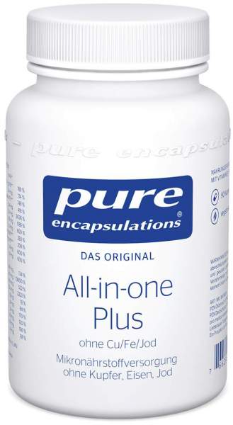 Pure Encapsulations all-in-one Plus ohne Cu-Fe-Jod 90 Kapseln