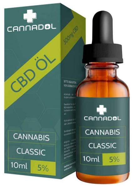CBD 5% Bio Cannadol Hanfextrakt Classic 10 ml Tropfen