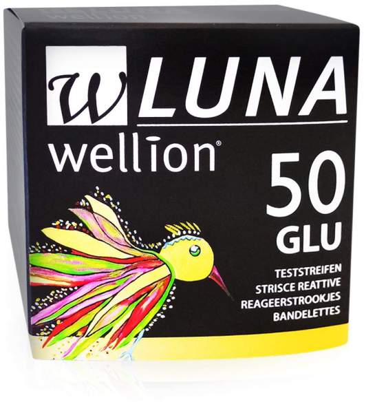 Wellion Luna Blutzuckerteststreifen 50 Stück
