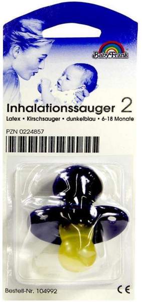Sauger Inhalation Kirschförmig 6-18 Monate 104992 Blau