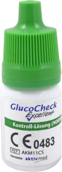 Gluco Check Excellent Kontroll Lösung Normal