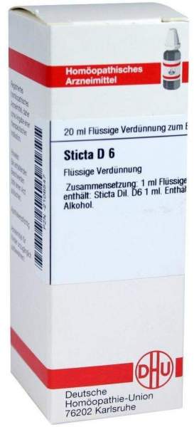 Sticta D 6 Dilution 20 ml