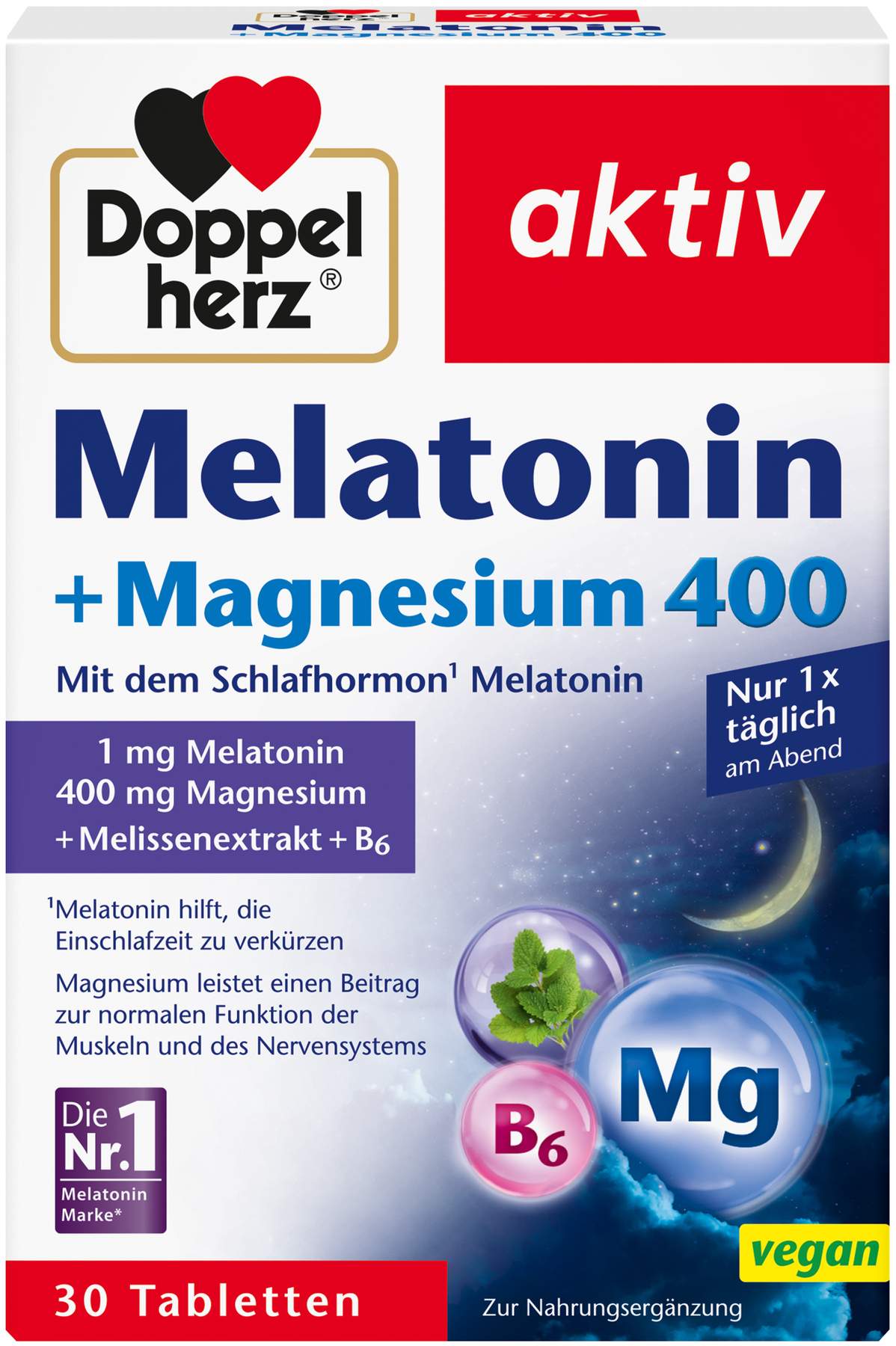 Doppelherz Melatonin + Magnesium 400 30 Tabletten kaufen 