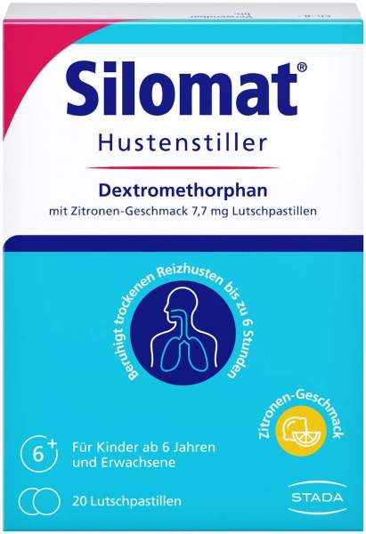 Silomat Hustenstiller DMP Zitrone 20 Lutschpastillen