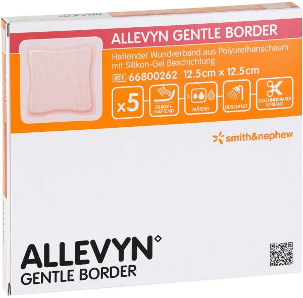 ALLEVYN Gentle Border 12,5x12,5 cm Schaumverb.