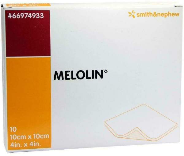 Melolin 10 X 10 cm Wundauflagen Steril 10 Verbände