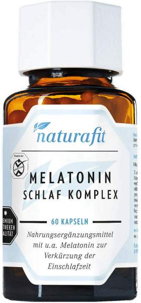 Naturafit Melatonin Schlaf Komplex Kapseln 60 Stück