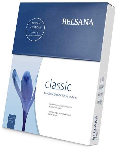 Belsana Classic K2 Ad 3 Nougat Mit Spitze 2 Kniestrümpfe