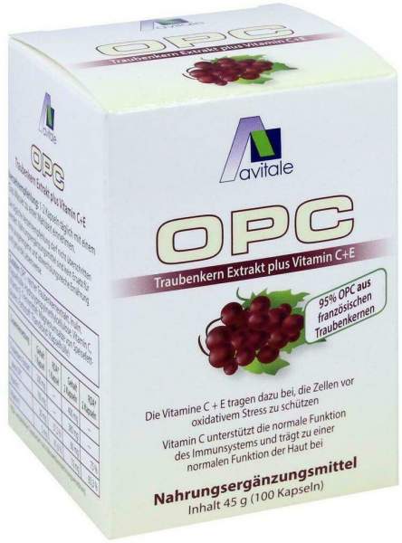 Avitale OPC Traubenkern Vegi 100 Kapseln