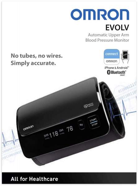 Omron Evolv All-In-One Oberam Blutdruckmessgerät