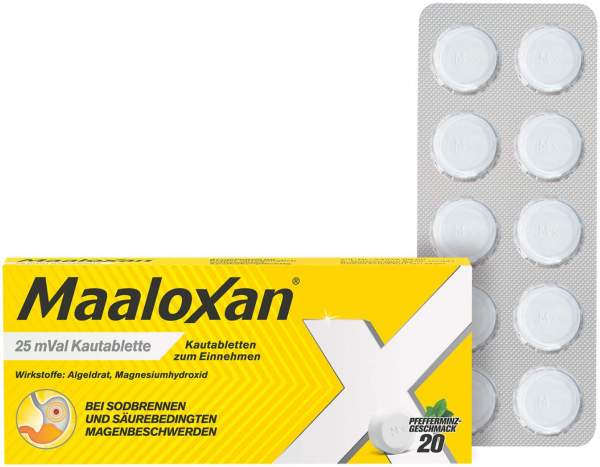 Maaloxan 25 mVal 20 Kautabletten