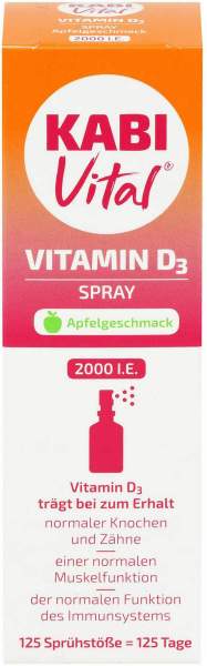 Kabivital 2.000 I.E. D3 Spray Apfelgeschmack 25 ml