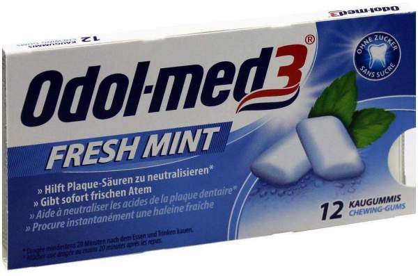 Odol Med 3 Fresh Mint 12 Kaugummis
