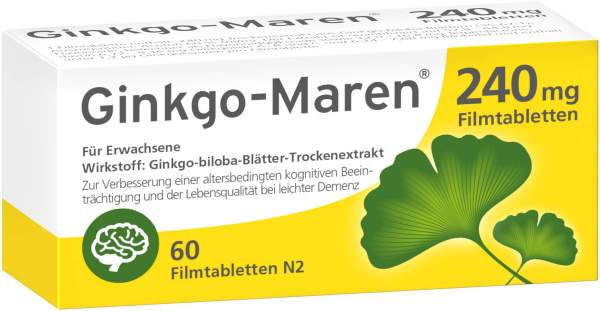 Ginkgo Maren 240 mg 60 Filmtabletten