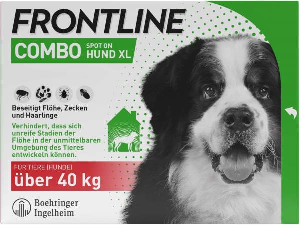 Frontline Combo Spot on Hund XL 40-60 kg 3 Pipetten