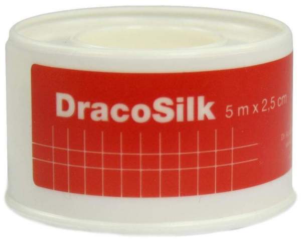 Dracosilk Rollenpflaster 5 M X 2,5 cm 1 Pflaster