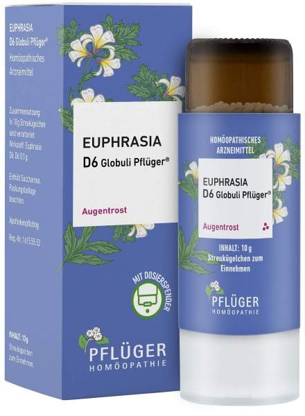 Euphrasia D 6 Globuli Pflüger Dosierspender 10 g