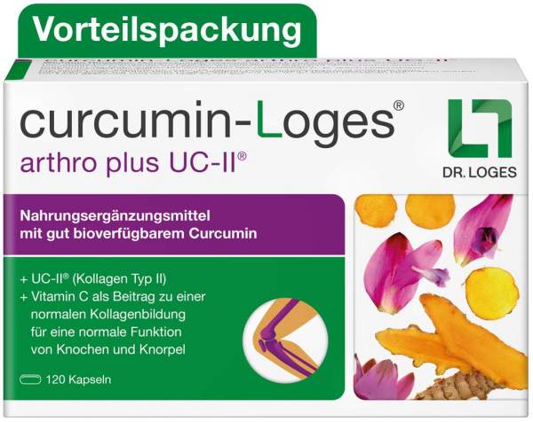 Curcumin-Loges Arthro Plus Uc-Ii 120 Kapseln