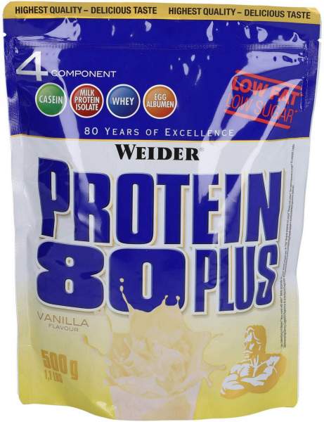 Protein 80 Plus Vanille Pulver 500g