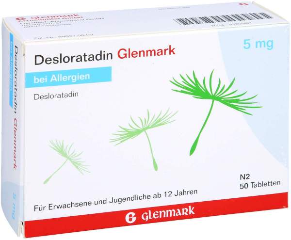 Desloratadin Glenmark 5 mg 50 Tabletten