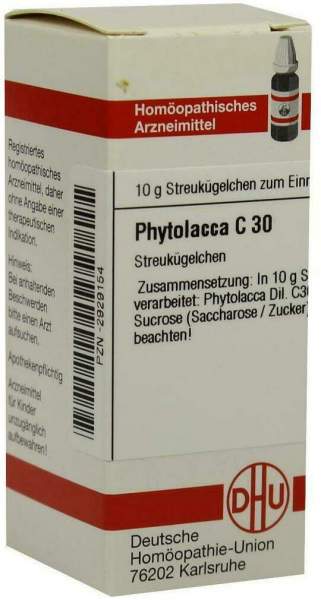 Dhu Phytolacca C30 10 G Globuli