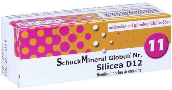 Schuckmineral Globuli 11 Silicea D12